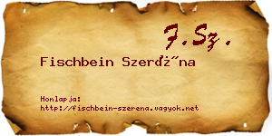 Fischbein Szeréna névjegykártya